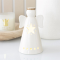Small LED Light Up Angel Decoration with Star