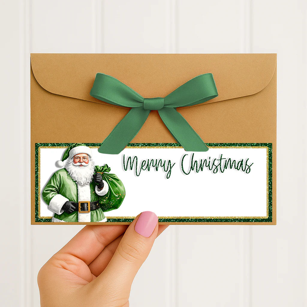 Personalised Gift Envelope with Ribbon