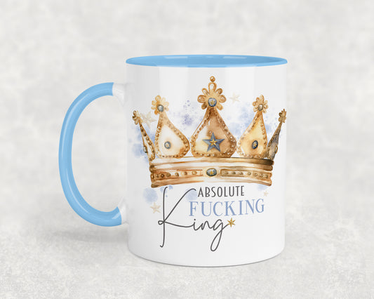 Absolute F***ing King Mug - Sweary / Non Sweary options