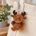 Palm Pals Cinnamon Reindeer clip-on Christmas plush bag charm
