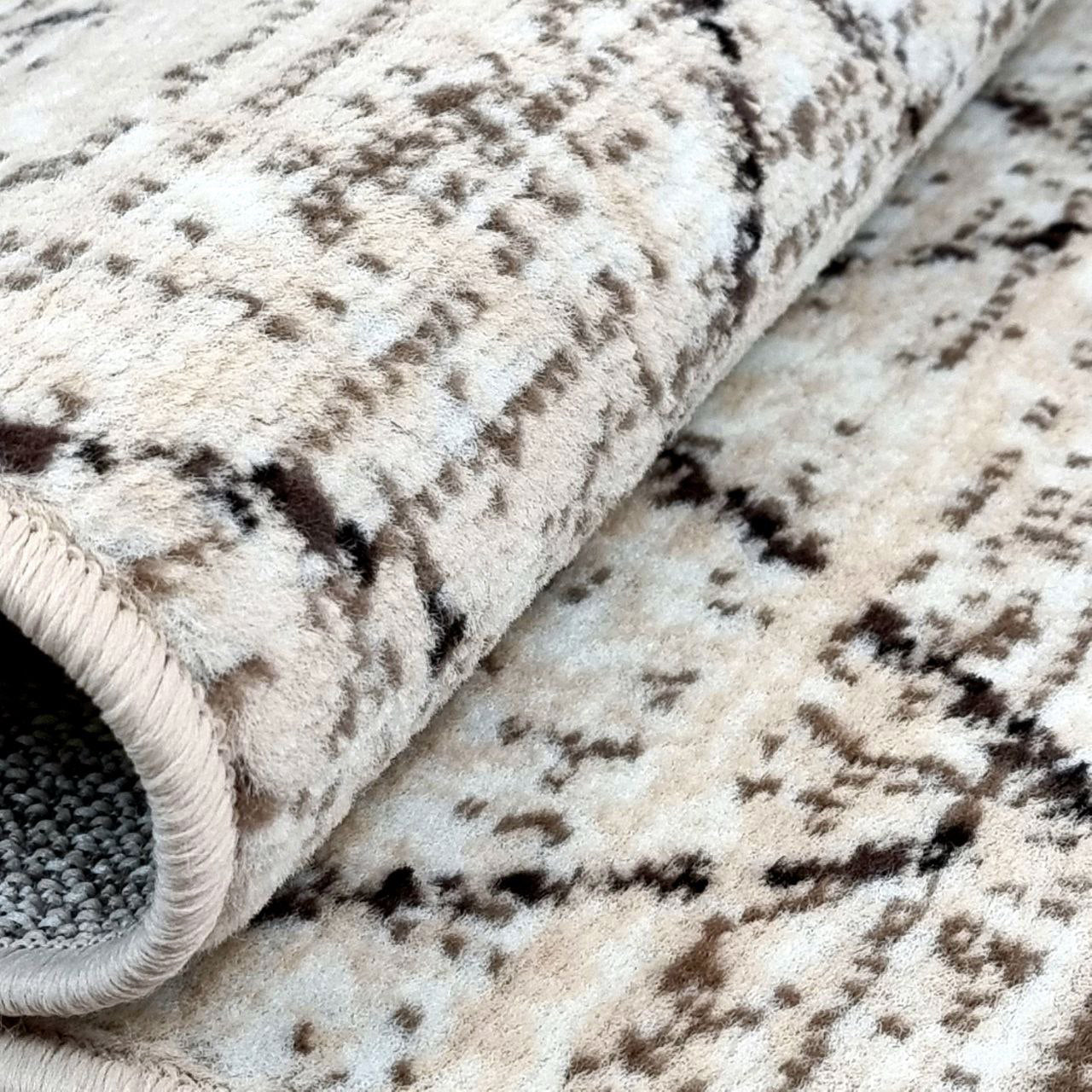 Geometric Cream Rug Diamond Aztec Pattern Rug