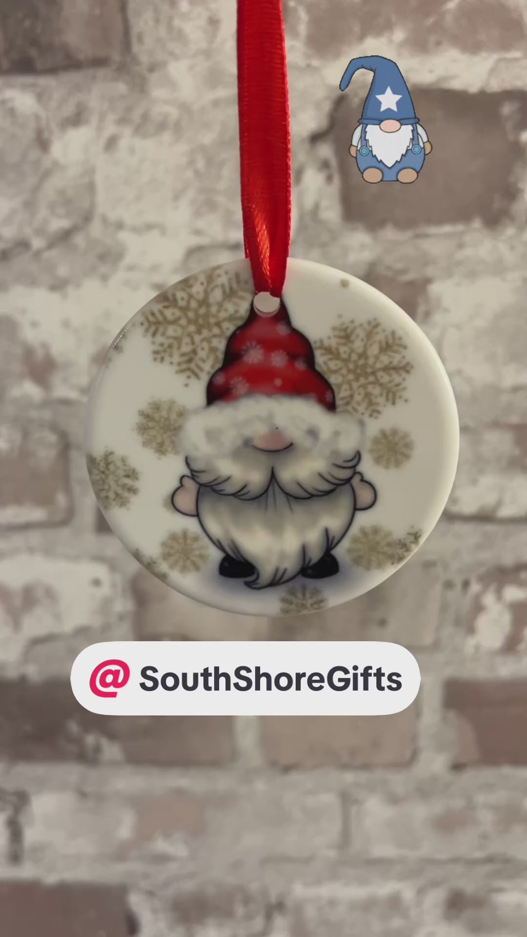 Cheeky Gonk Ceramic Decoration