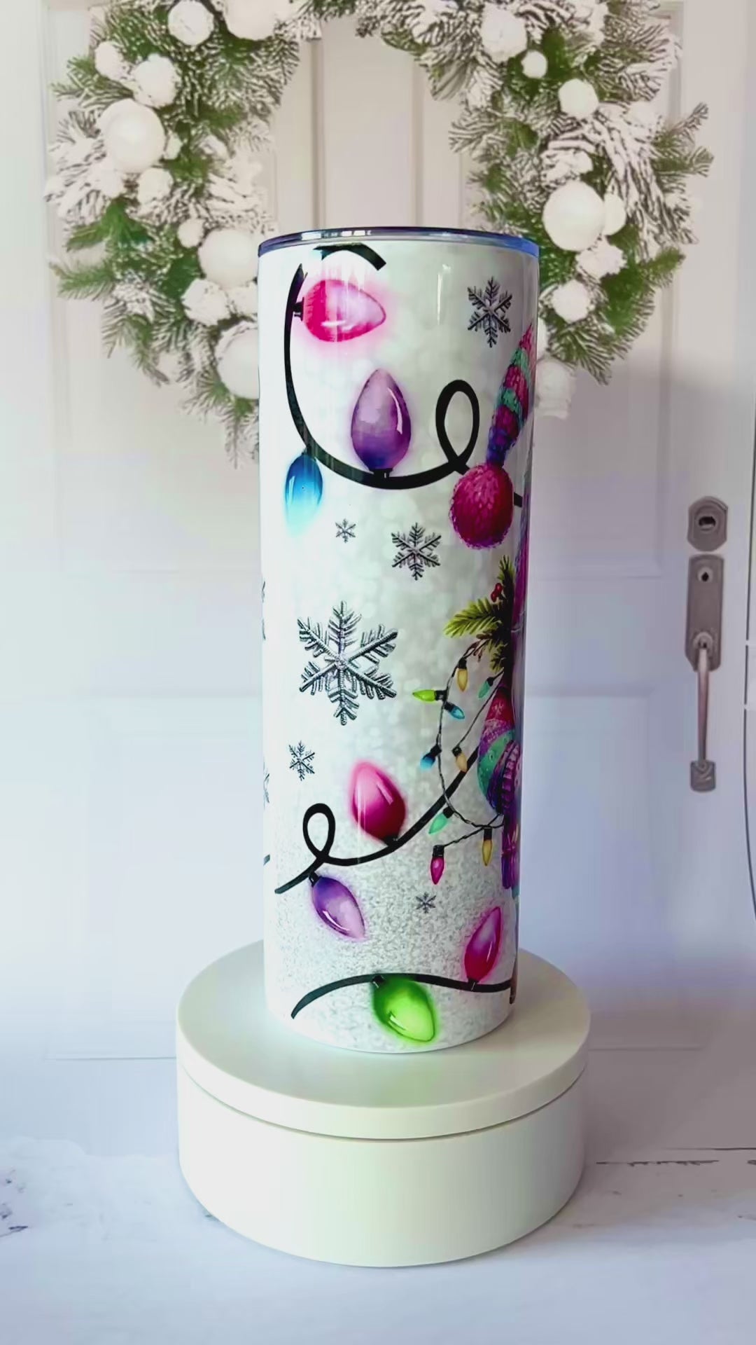 Christmas Gonk 20oz Stainless Steel Tumbler