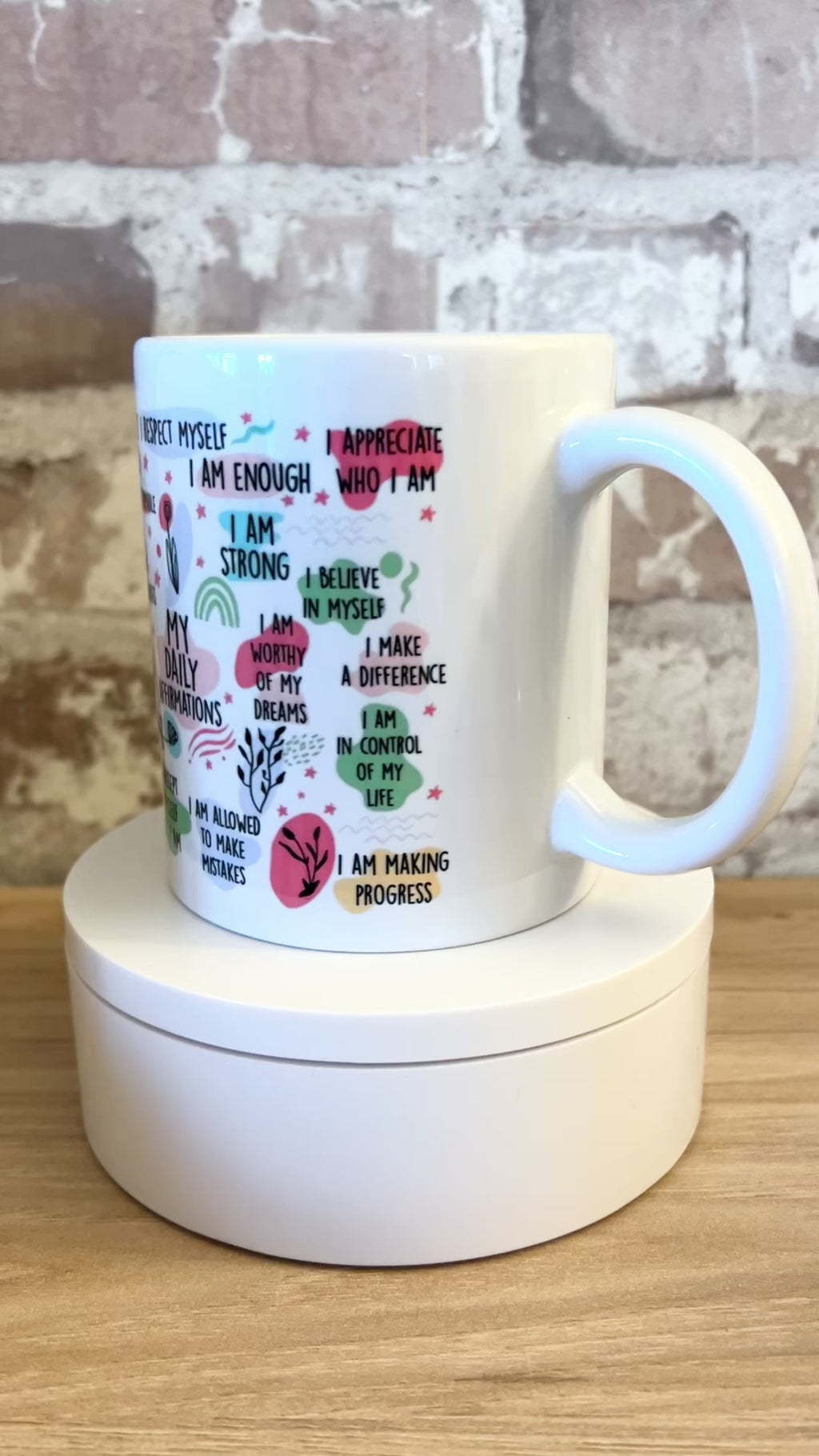 My Daily Affirmations - Pastel Mug or Travel Mug