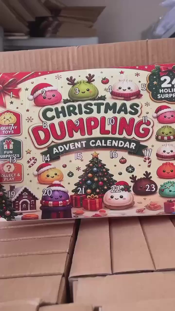 Christmas Squishy Dumpling Advent Calendar