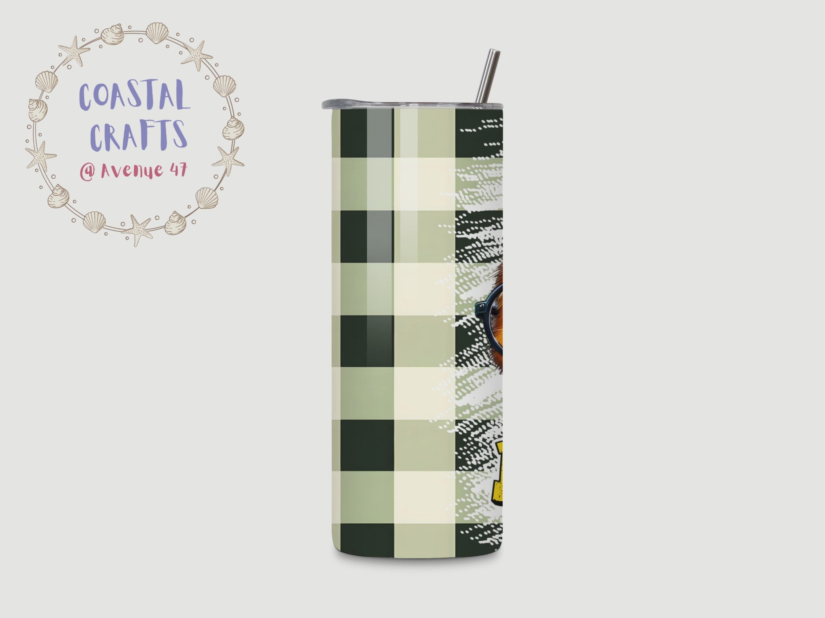 20oz Stainless Steel Skinny Tumbler - Don't Duck