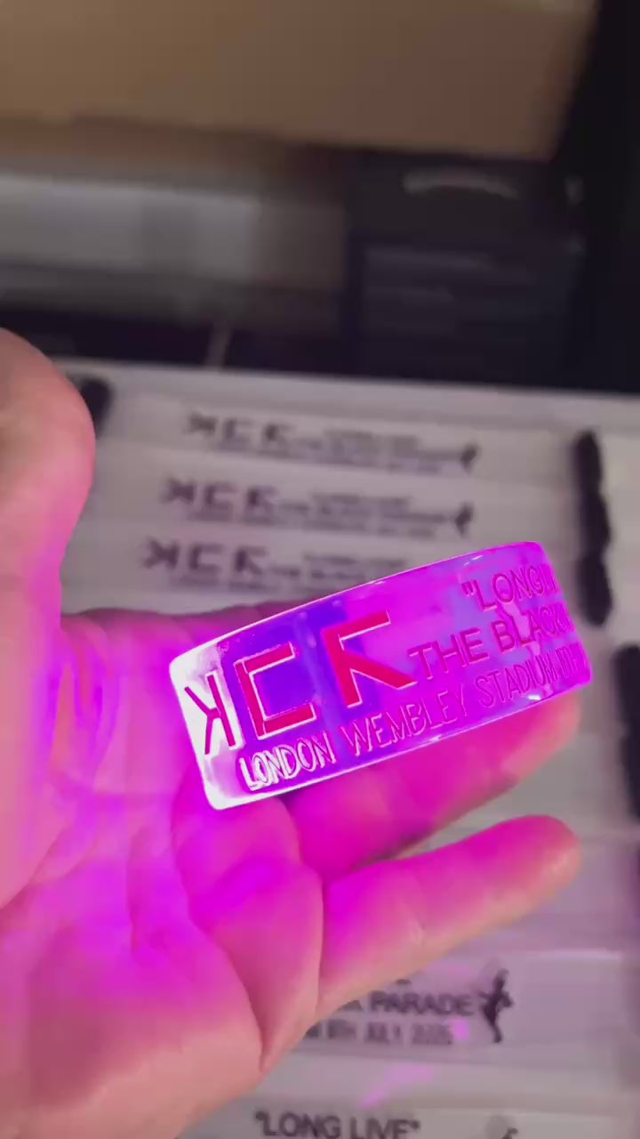 LED wristband - 15 DESIGNS - Reusable