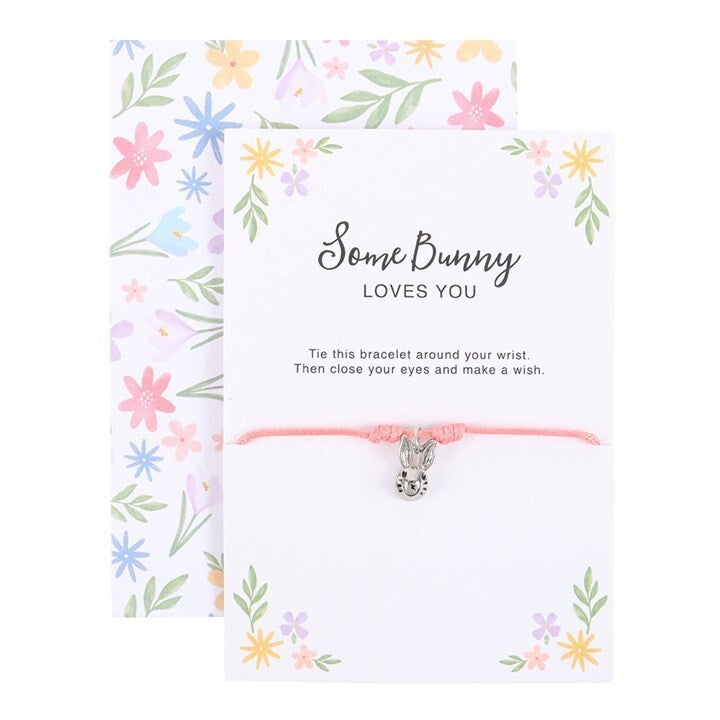 Some Bunny Loves You Wish Bracelet Gift