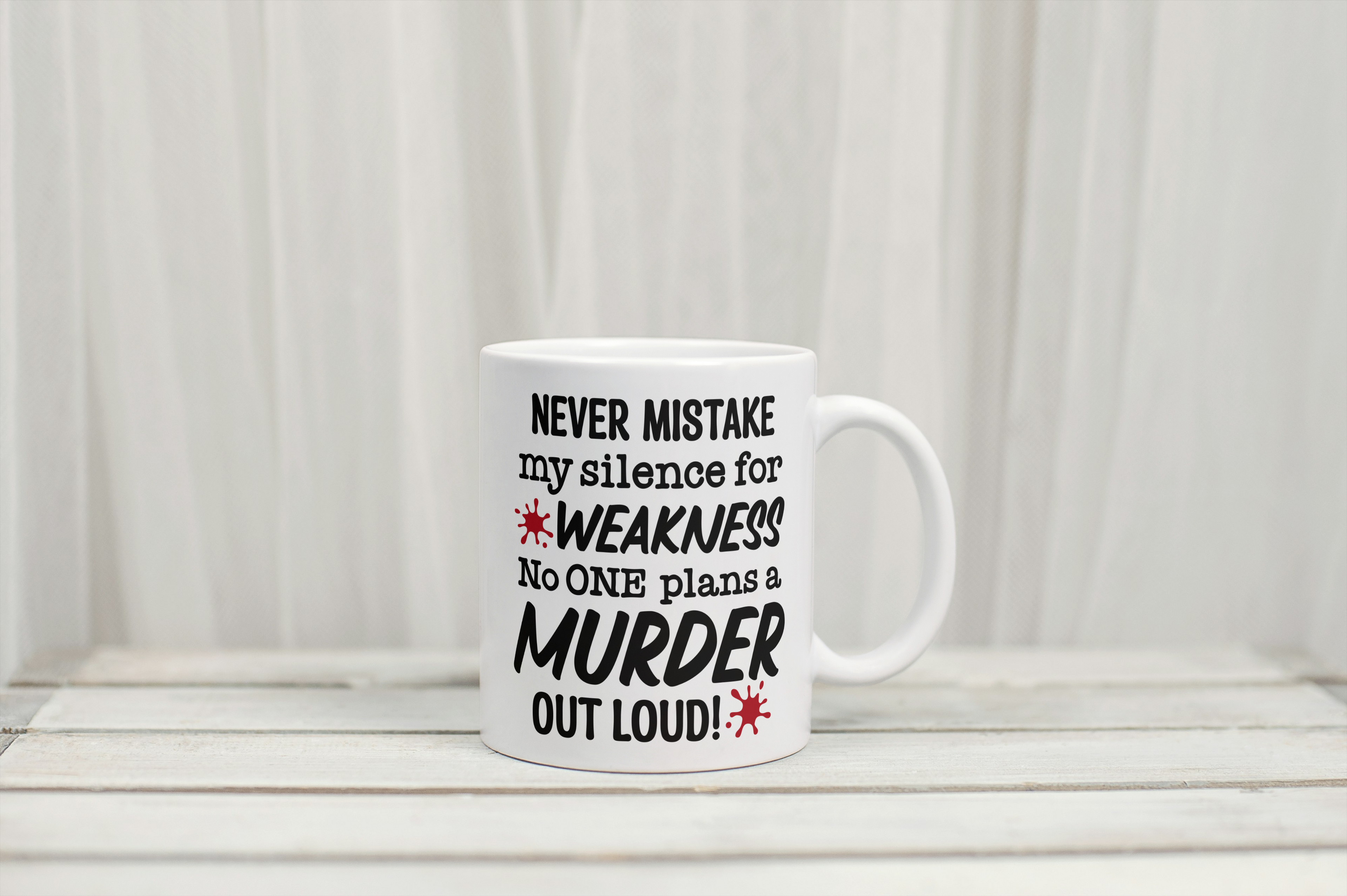 Silence..... Humour Mug or Travel Mug