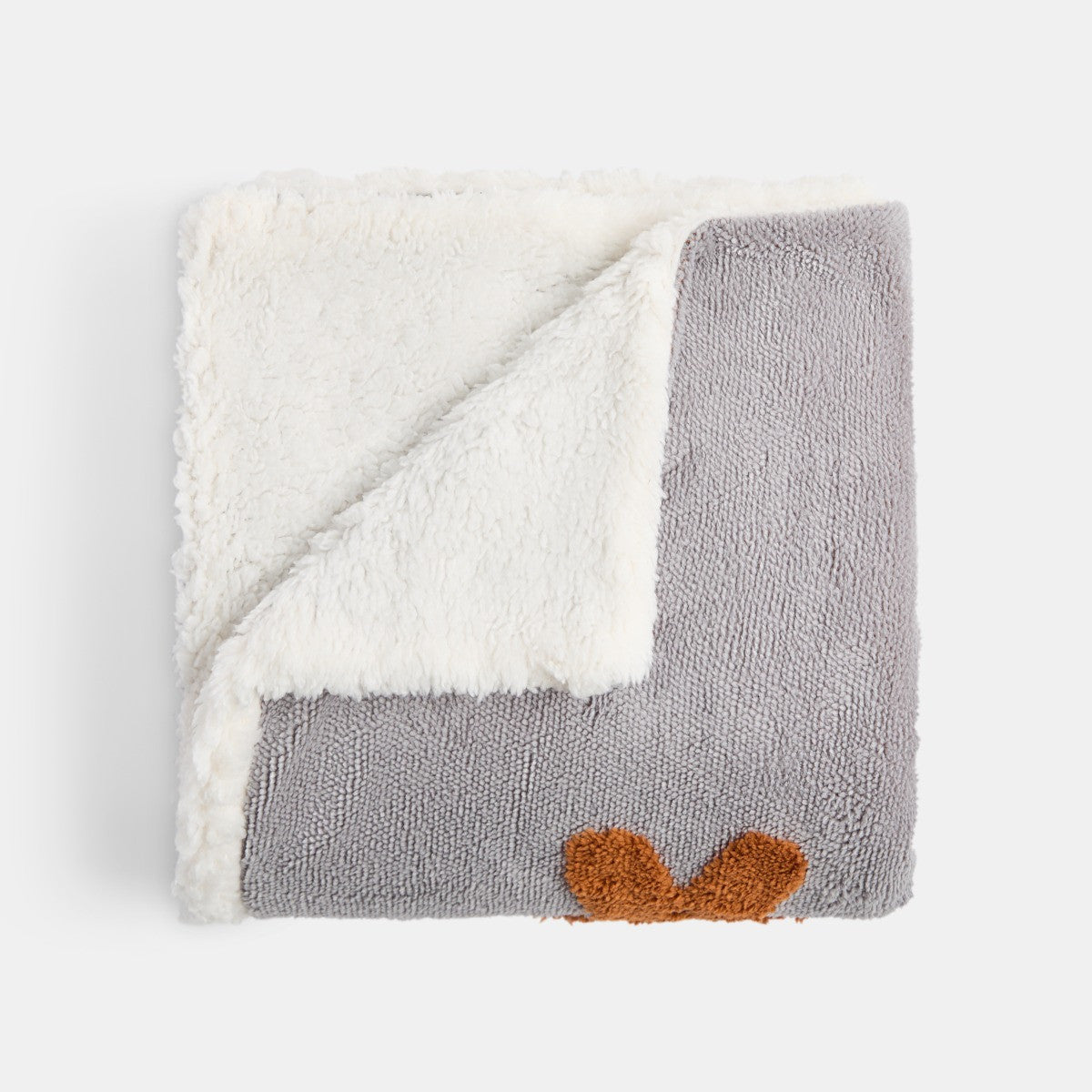 Tufted Gingerbread Fleece Throw - 4 Colours