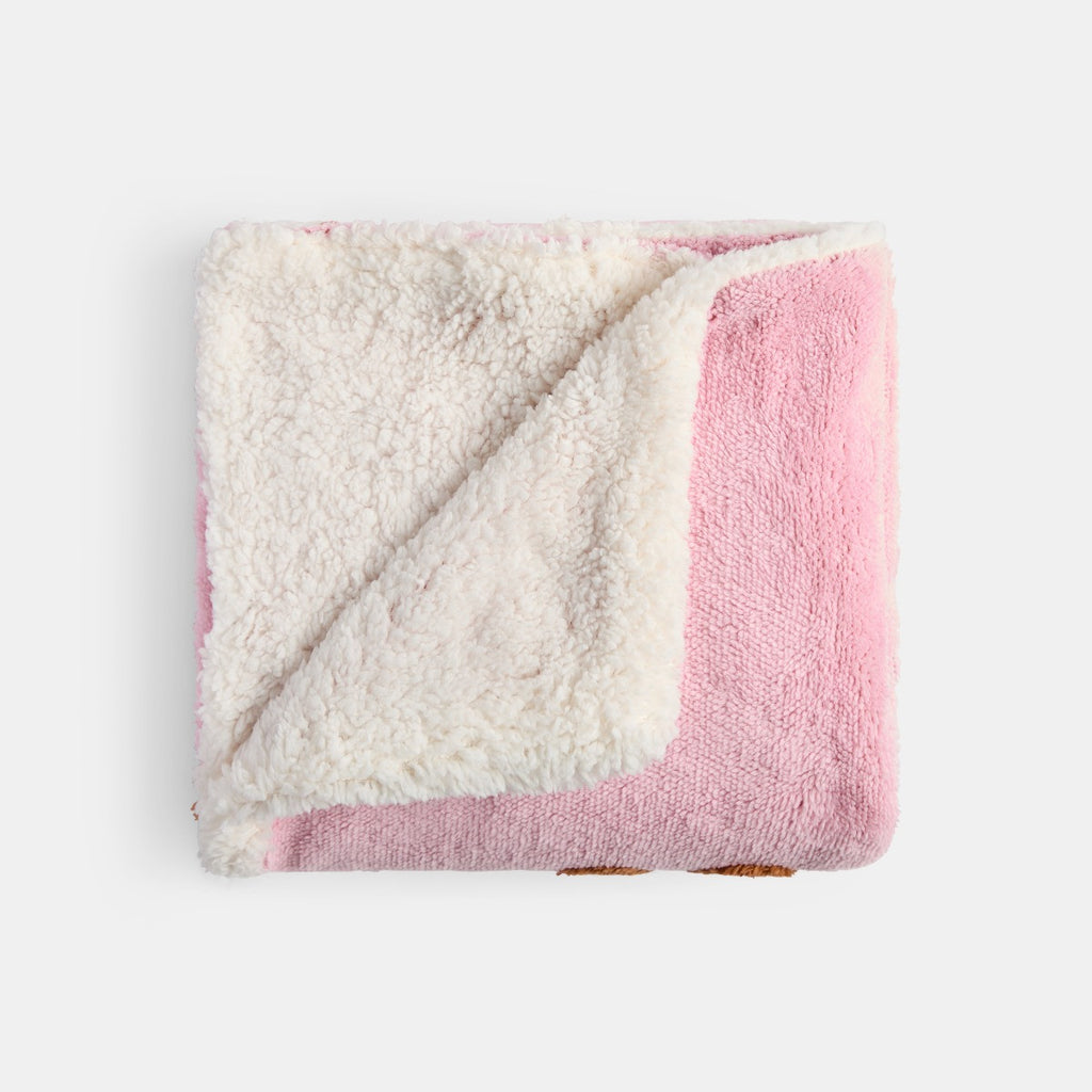 Tufted Gingerbread Fleece Throw - 4 Colours