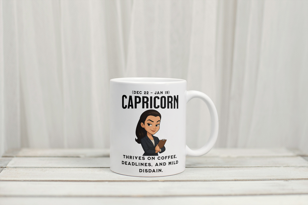 Sarcastic Starsign Mugs - 12 Designs