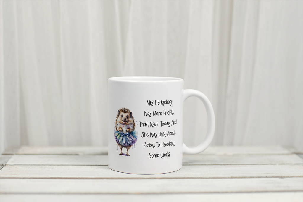Mrs Hedgehog Sweary Mug Or Tumbler