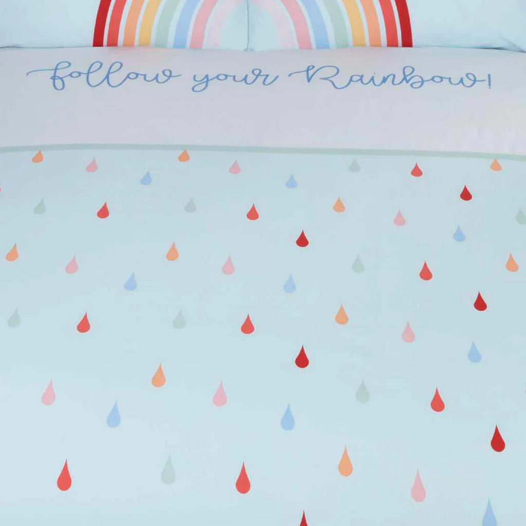 Follow Your Rainbow Blue Duvet Cover Set