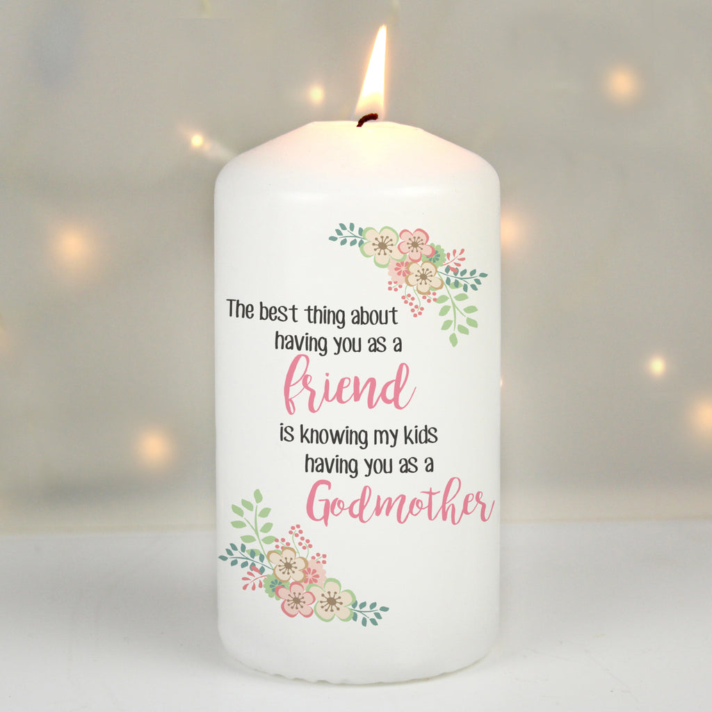 Personalised The Best Thing Pillar Candle