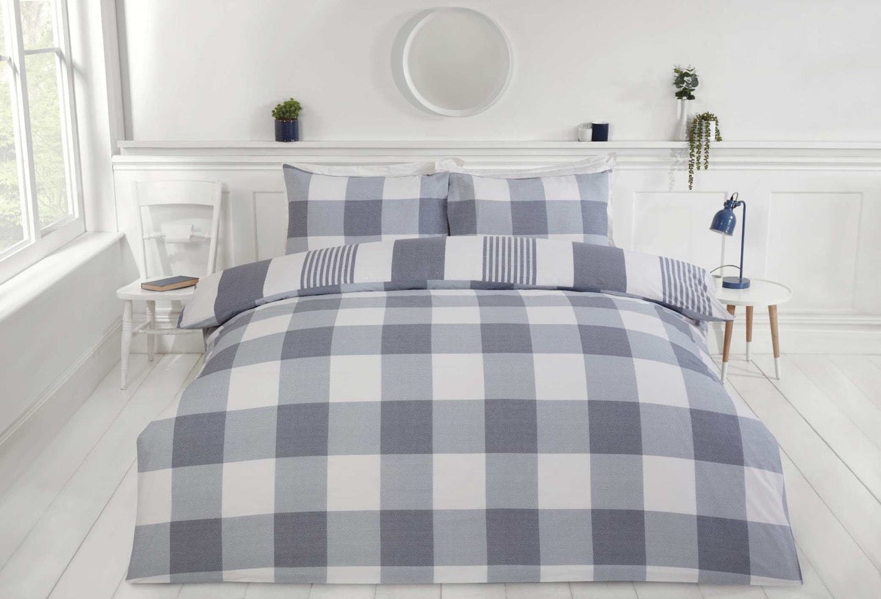 Chambray Bedding Set - Denim