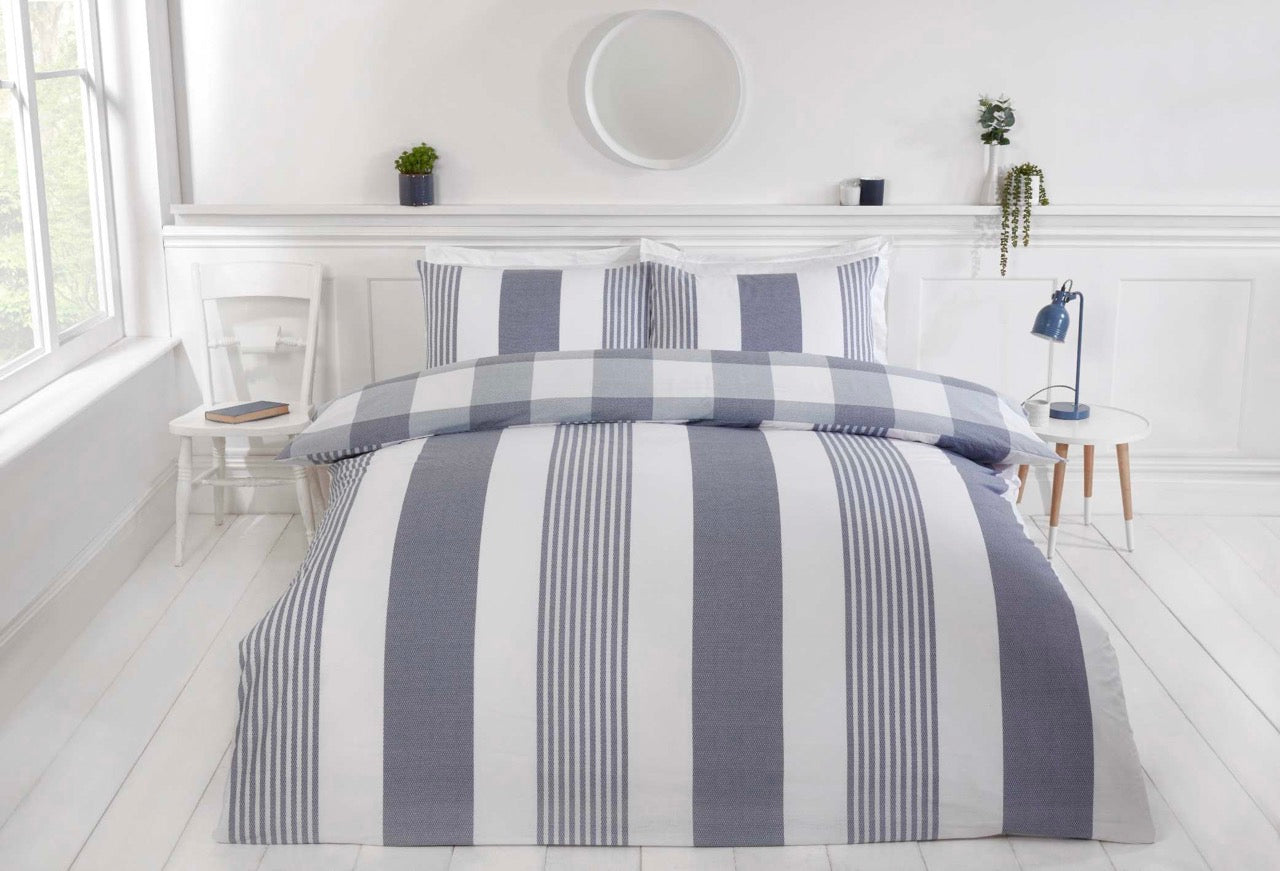 Chambray Bedding Set - Denim