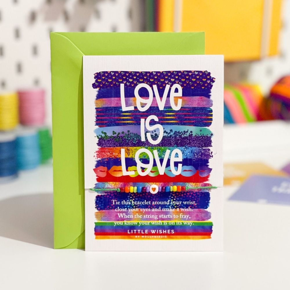Love Is Love - Little Wish Bracelet - FREE POSTAGE