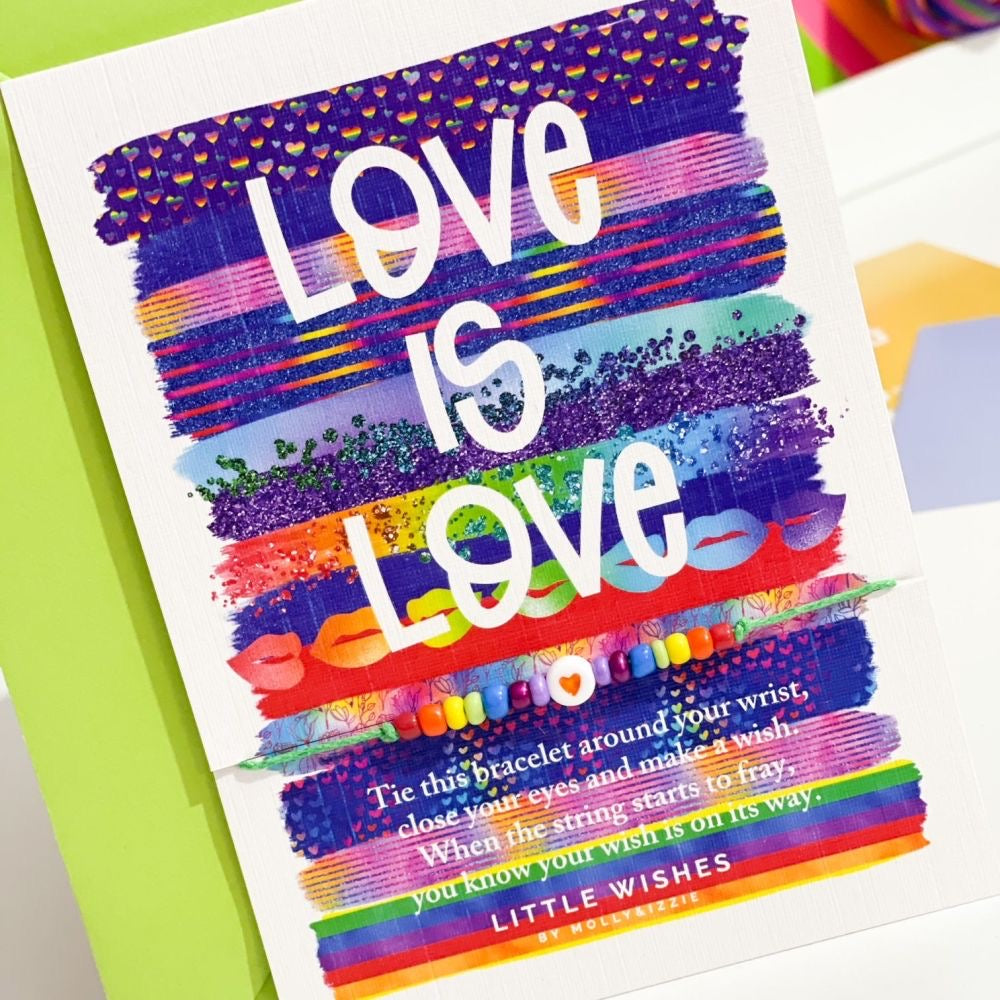 Love Is Love - Little Wish Bracelet - FREE POSTAGE