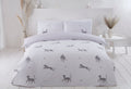 Eco-Friendly Leopard Animal Reversible Duvet Cover Bedding Set Natural