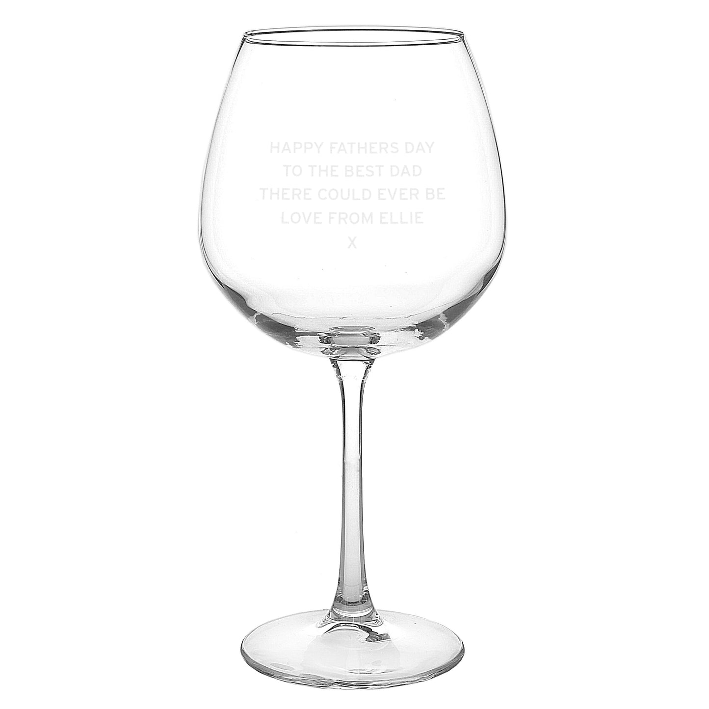 Personalised Bold Statement Bottle In A Glass