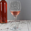Personalised 'It's Time to.....Down' Glass