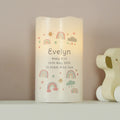 Personalised Rainbow LED Candle