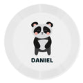 Personalised Panda Plastic Plate