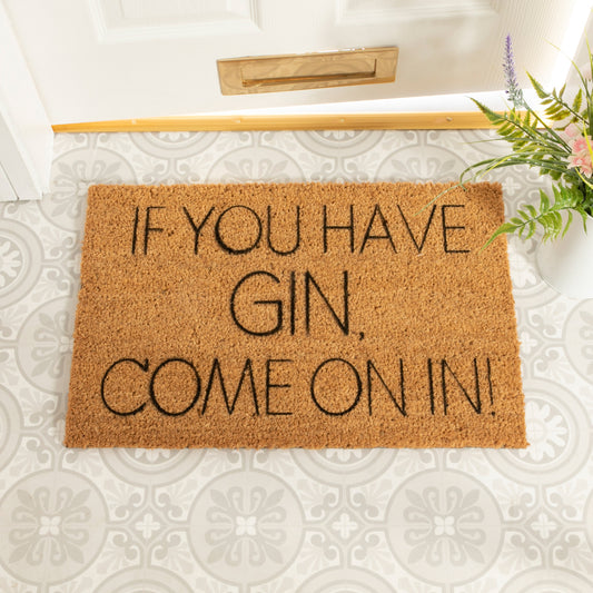 If You Have Gin, Come On In Doormat