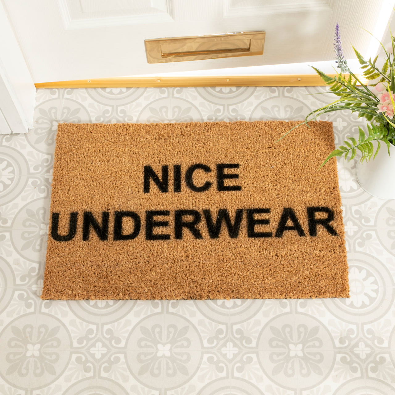 Nice Underwear Doormat