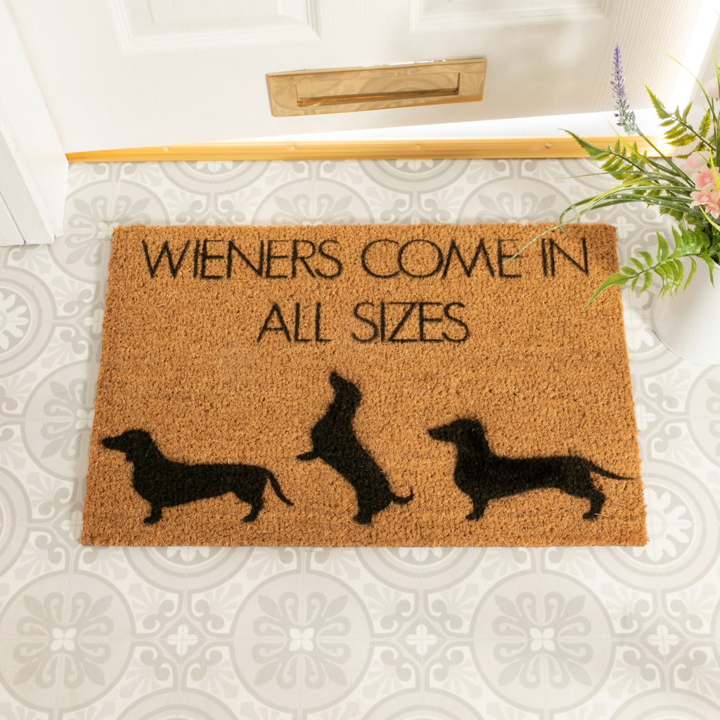 Novelty Wieners Come In All Sizes Sausage Dog Doormat