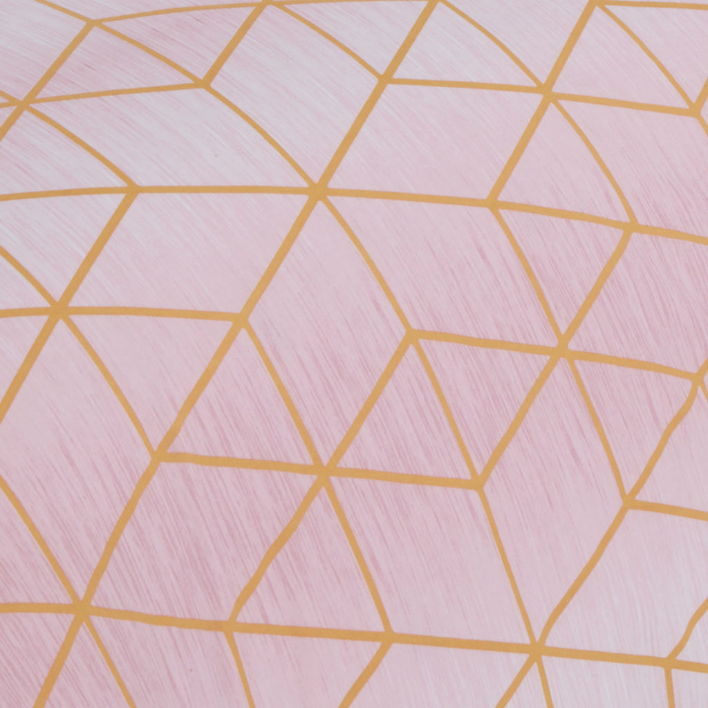 Calvin Shapes Geometric Reversible Duvet Cover Set Blush